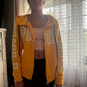 Victoria's Secret Pink Yellow Hoodie